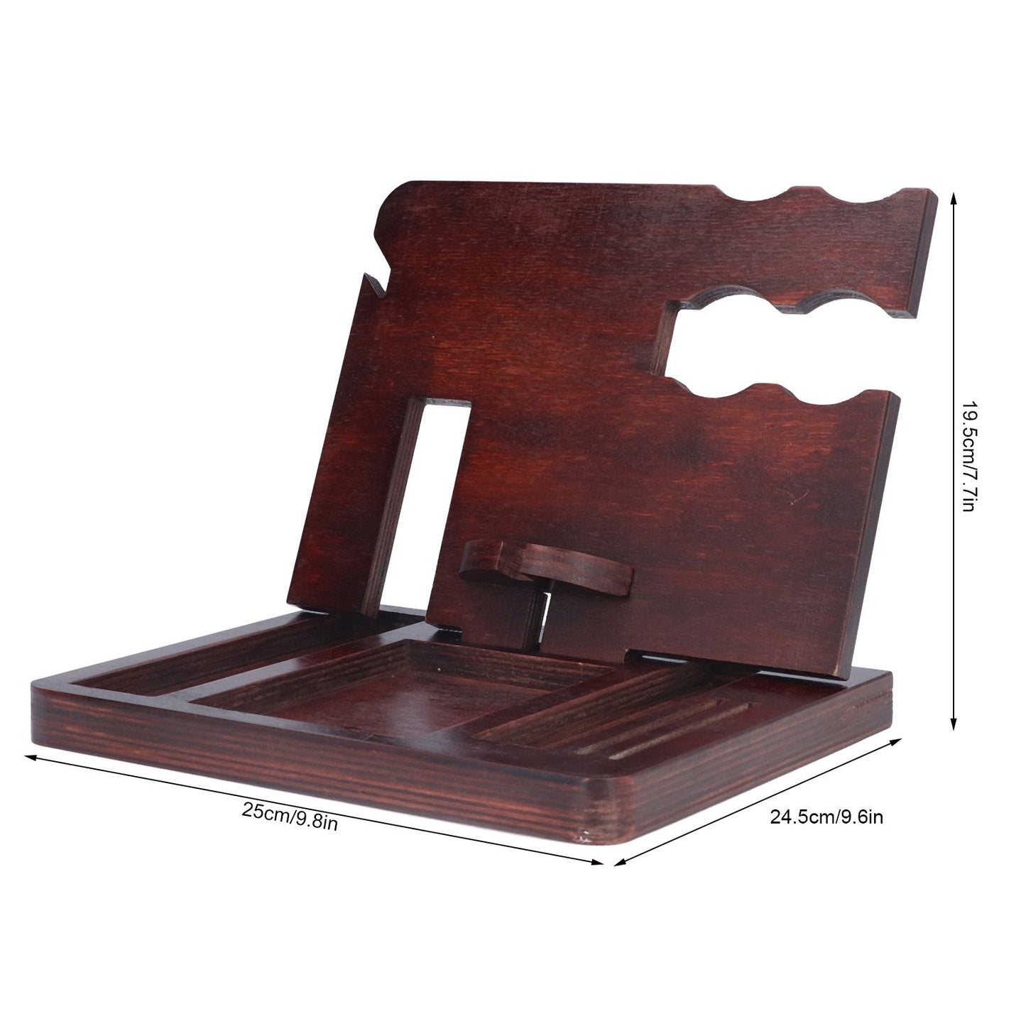 Desktop Storage Bracket Multifunctional Wooden Mobile Phone Base Watch Glasses Key Desktop Storage Bracket V1294-YM0523-3115210297311