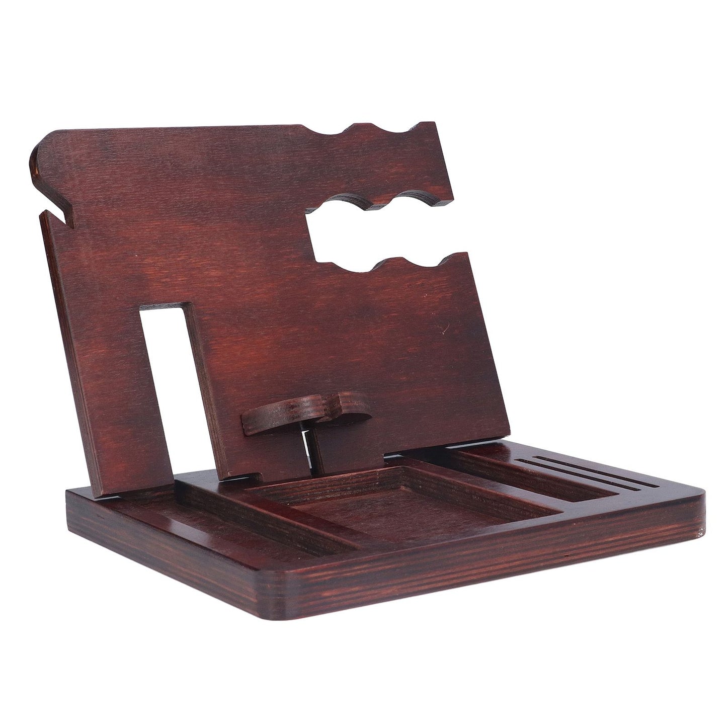 Desktop Storage Bracket Multifunctional Wooden Mobile Phone Base Watch Glasses Key Desktop Storage Bracket V1294-YM0523-3115210297311