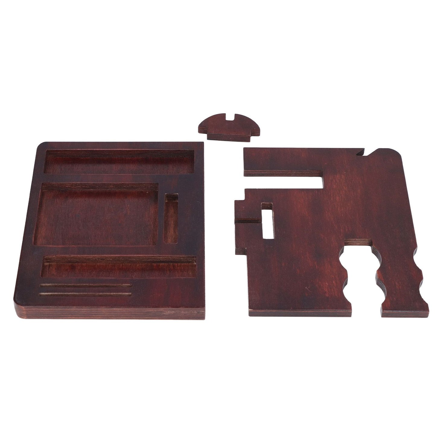 Desktop Storage Bracket Multifunctional Wooden Mobile Phone Base Watch Glasses Key Desktop Storage Bracket V1294-YM0523-3115210297311