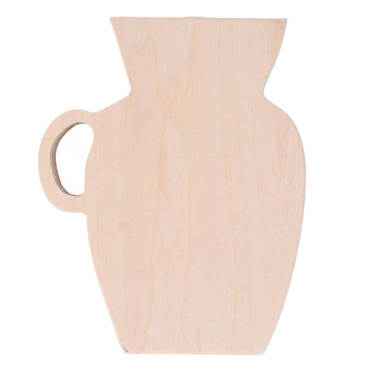 Wood Vase Simple Vintage Style Natural Pinewood Durable Sturdy Odorless Unpainted Wooden Flower Vase V1294-YM0523-3115220001011