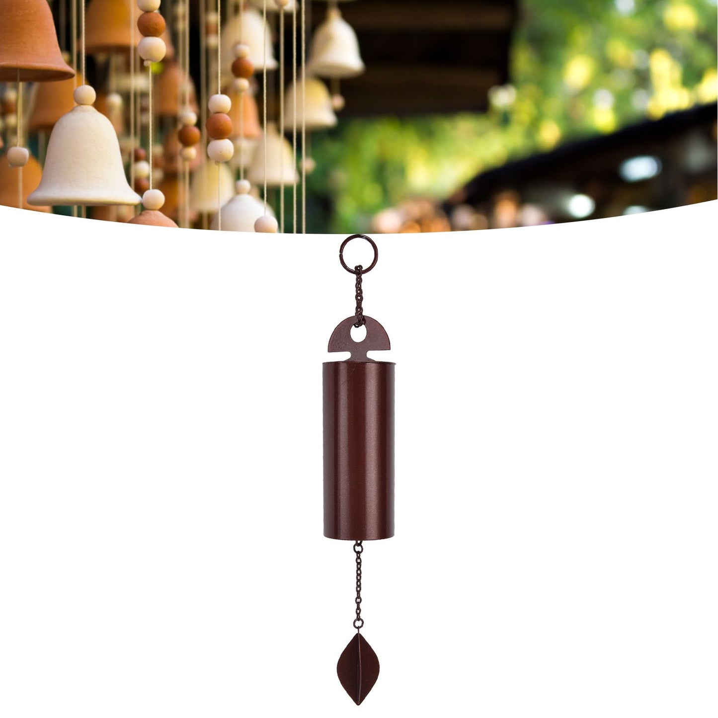 Wind Chimes Stainless Steel Unique Retro Design Metal Decorative Wind Chimes for Garden Corridor Balcony V1294-YM0523-3115220001711