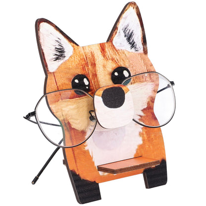 Animal Shape Glasses Holder Unique Beautiful Design Natural Odorless Composite Wood Eyeglasses Display V1294-YM0523-3115220001911