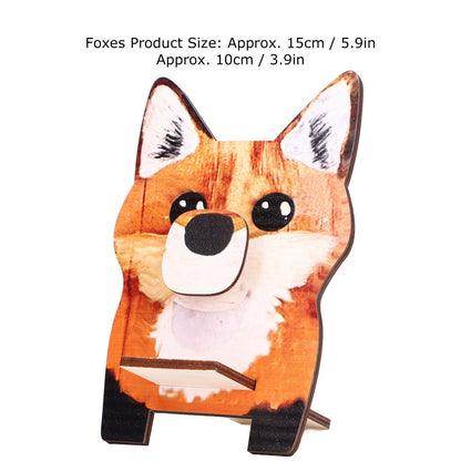 Animal Shape Glasses Holder Unique Beautiful Design Natural Odorless Composite Wood Eyeglasses Display V1294-YM0523-3115220001911