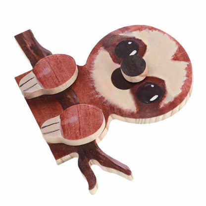 Animal Shape Glasses Holder Unique Beautiful Design Natural Odorless Composite Wood Eyeglasses Display V1294-YM0523-3115220001912