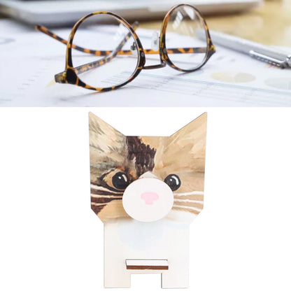 Animal Shape Glasses Holder Unique Beautiful Design Natural Odorless Composite Wood Eyeglasses Display V1294-YM0523-3115220001913