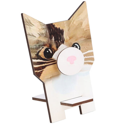 Animal Shape Glasses Holder Unique Beautiful Design Natural Odorless Composite Wood Eyeglasses Display V1294-YM0523-3115220001913