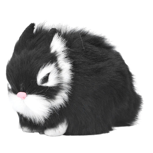 Miniature Plush Rabbits Plastic Plush Material Soft Comfortable Durable Rabbits Stuffed Doll for Table V1294-YM0523-3115220002011