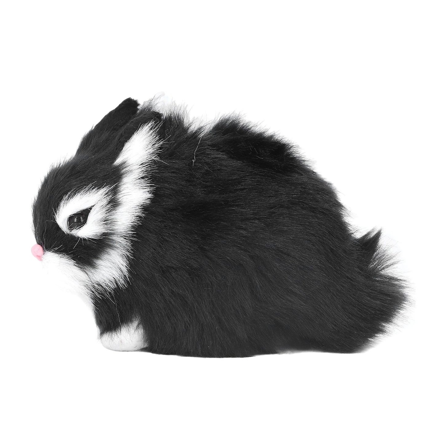 Miniature Plush Rabbits Plastic Plush Material Soft Comfortable Durable Rabbits Stuffed Doll for Table V1294-YM0523-3115220002011