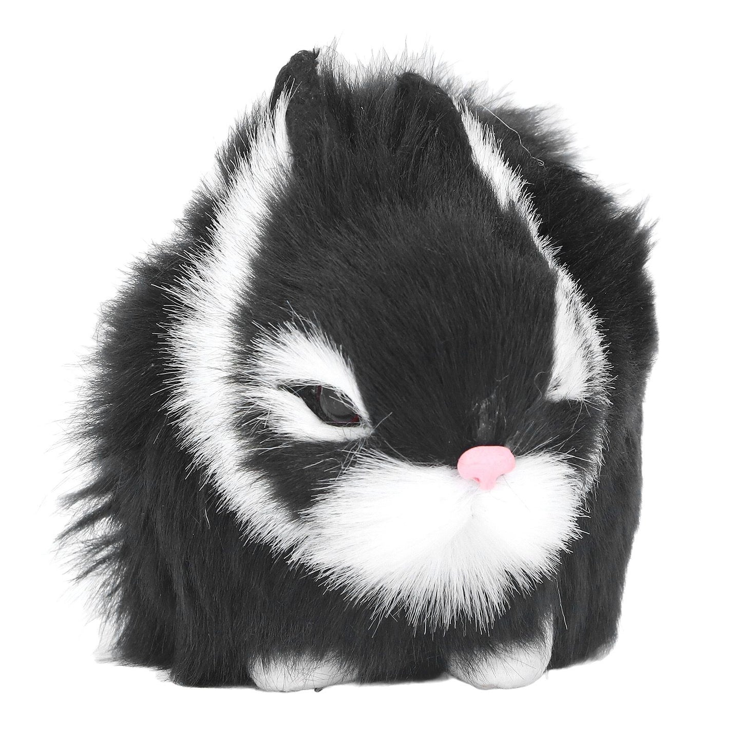 Miniature Plush Rabbits Plastic Plush Material Soft Comfortable Durable Rabbits Stuffed Doll for Table V1294-YM0523-3115220002011