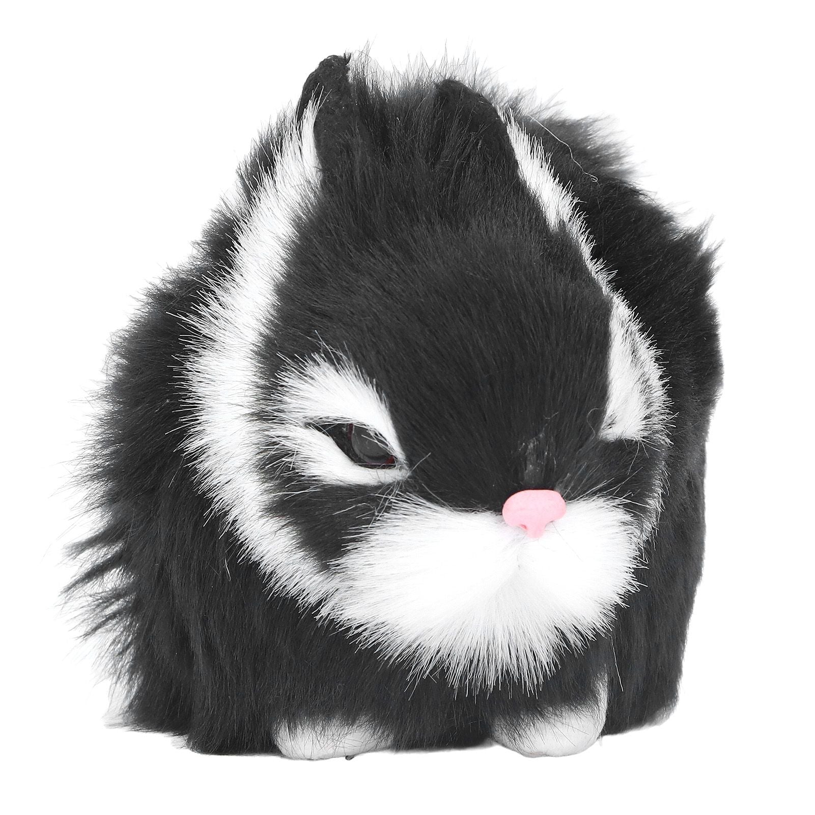 Miniature Plush Rabbits Plastic Plush Material Soft Comfortable Durable Rabbits Stuffed Doll for Table V1294-YM0523-3115220002011