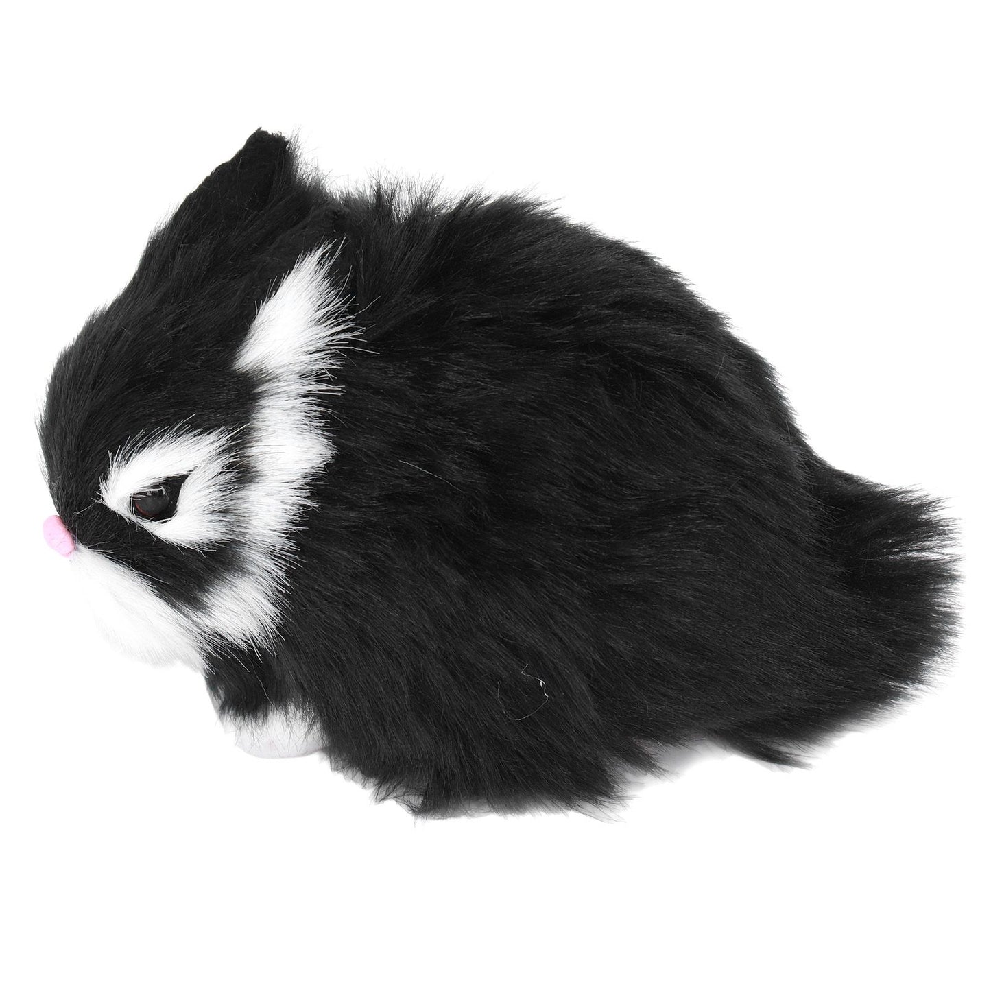 Miniature Plush Rabbits Plastic Plush Material Soft Comfortable Durable Rabbits Stuffed Doll for Table V1294-YM0523-3115220002011