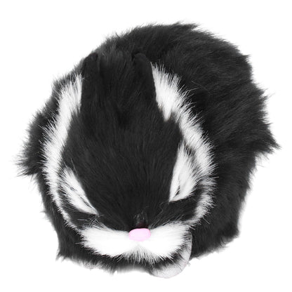 Miniature Plush Rabbits Plastic Plush Material Soft Comfortable Durable Rabbits Stuffed Doll for Table V1294-YM0523-3115220002011