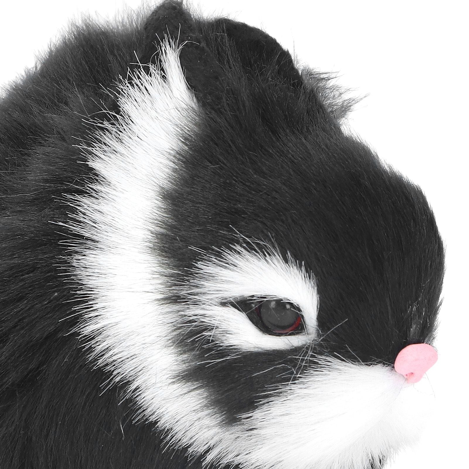 Miniature Plush Rabbits Plastic Plush Material Soft Comfortable Durable Rabbits Stuffed Doll for Table V1294-YM0523-3115220002011