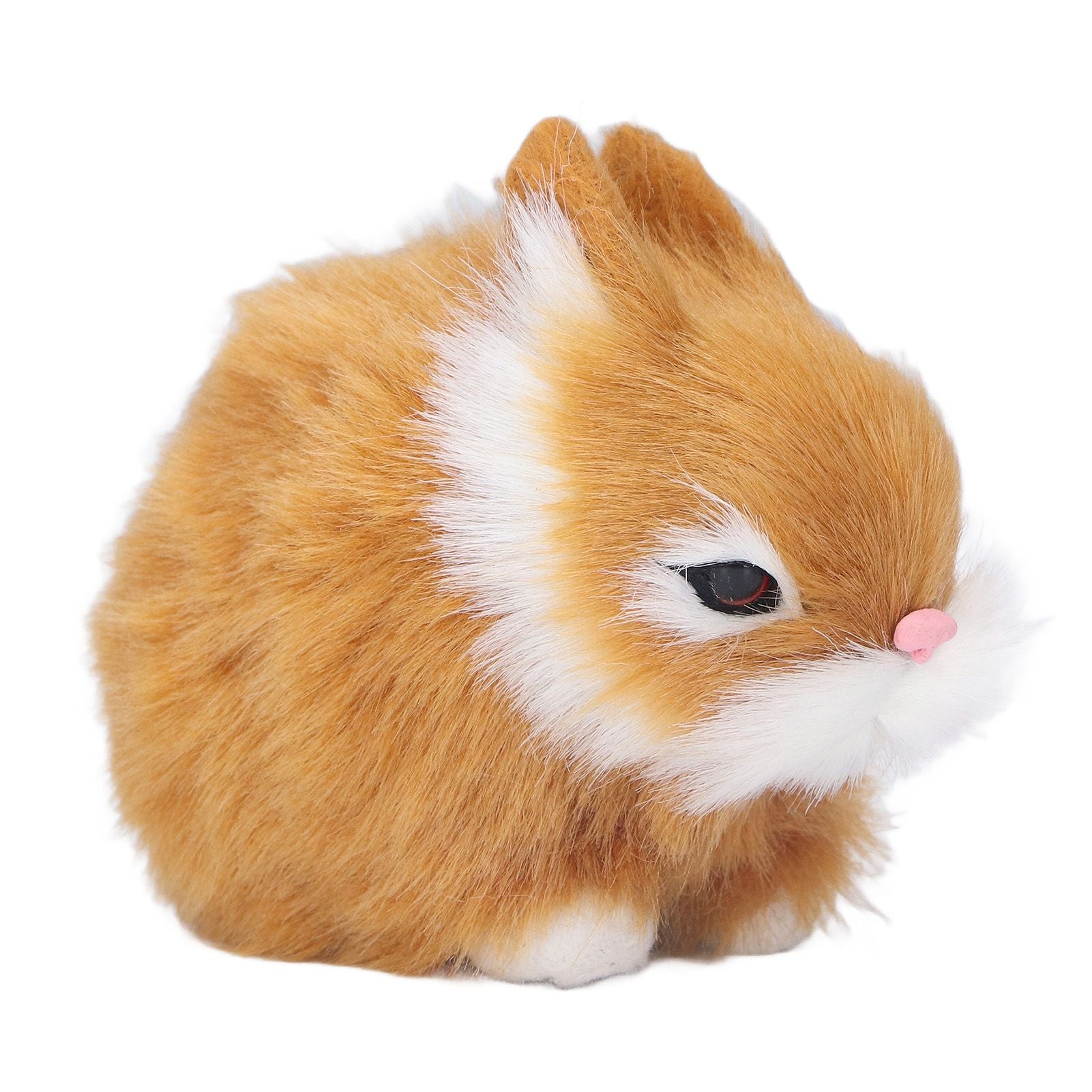 Miniature Plush Rabbits Plastic Plush Material Soft Comfortable Durable Rabbits Stuffed Doll for Table V1294-YM0523-3115220002012