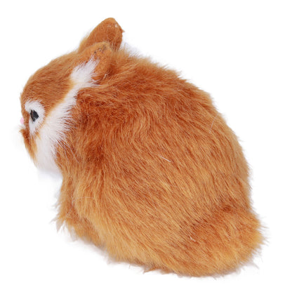 Miniature Plush Rabbits Plastic Plush Material Soft Comfortable Durable Rabbits Stuffed Doll for Table V1294-YM0523-3115220002012