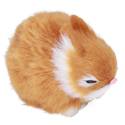 Miniature Plush Rabbits Plastic Plush Material Soft Comfortable Durable Rabbits Stuffed Doll for Table V1294-YM0523-3115220002012