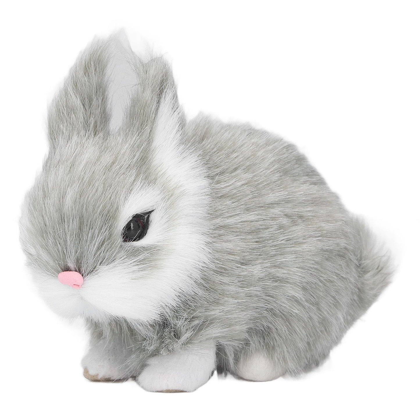 Miniature Plush Rabbits Plastic Plush Material Soft Comfortable Durable Rabbits Stuffed Doll for Table V1294-YM0523-3115220002013