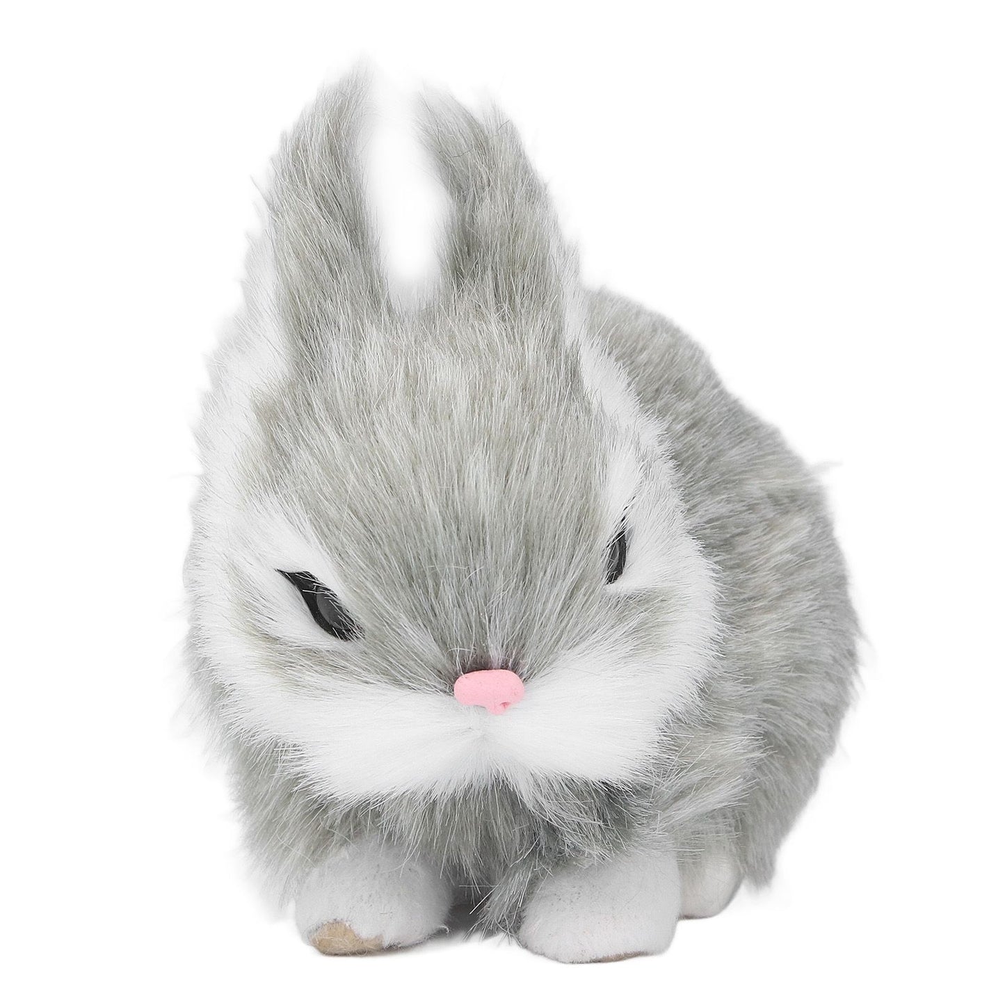 Miniature Plush Rabbits Plastic Plush Material Soft Comfortable Durable Rabbits Stuffed Doll for Table V1294-YM0523-3115220002013