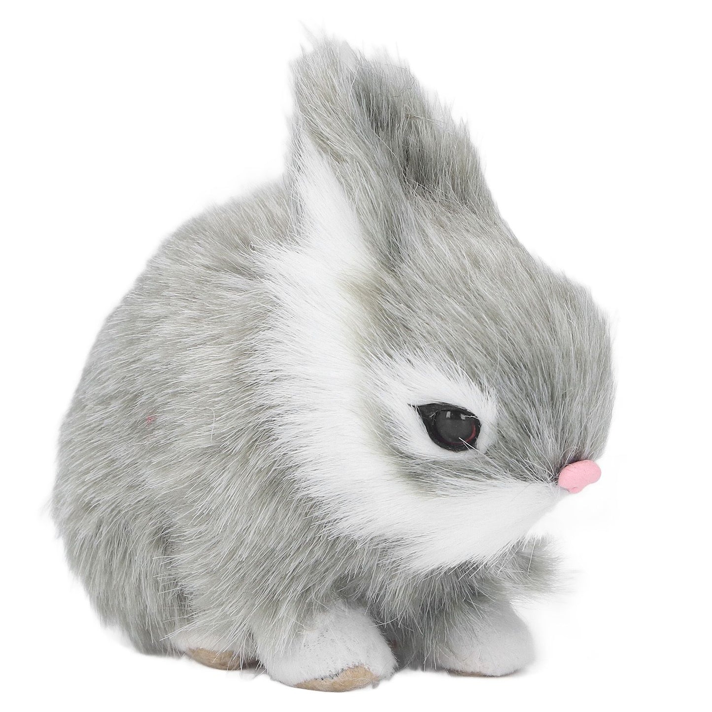 Miniature Plush Rabbits Plastic Plush Material Soft Comfortable Durable Rabbits Stuffed Doll for Table V1294-YM0523-3115220002013