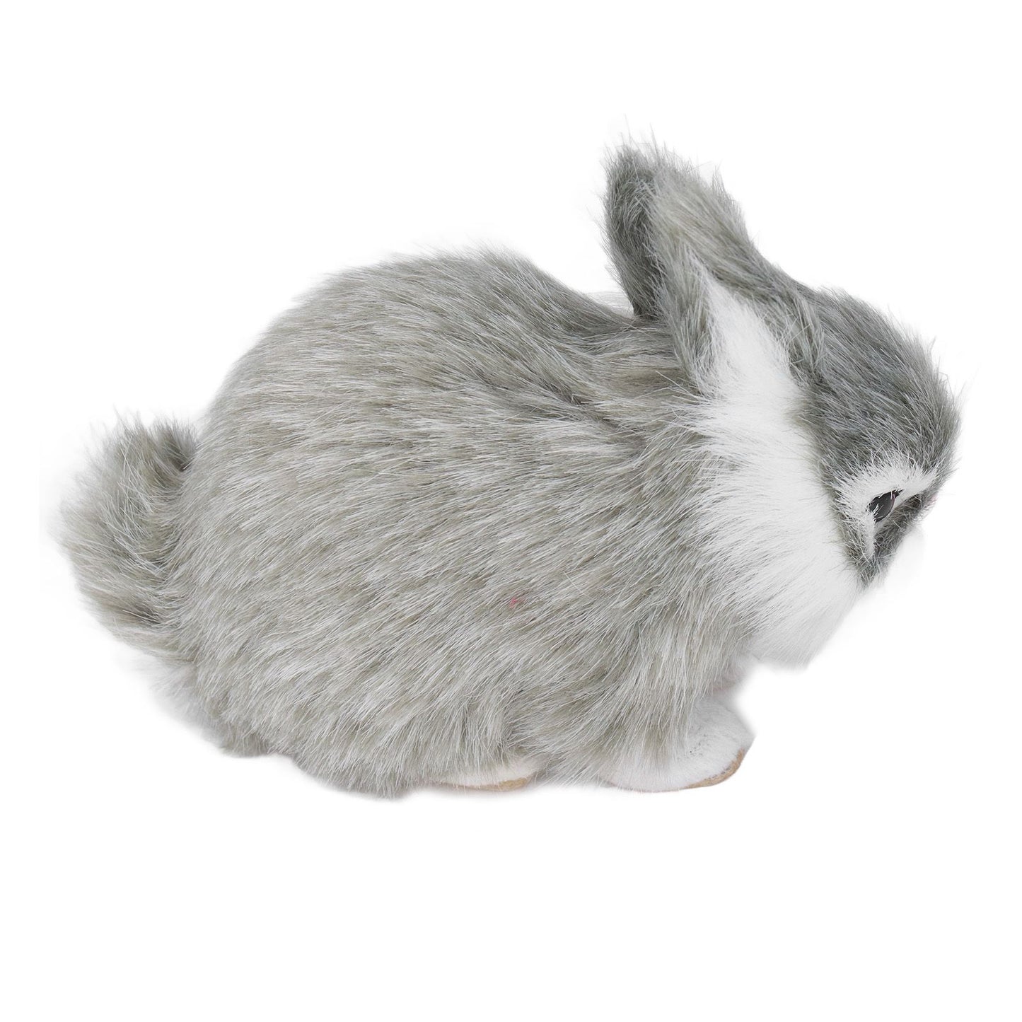 Miniature Plush Rabbits Plastic Plush Material Soft Comfortable Durable Rabbits Stuffed Doll for Table V1294-YM0523-3115220002013