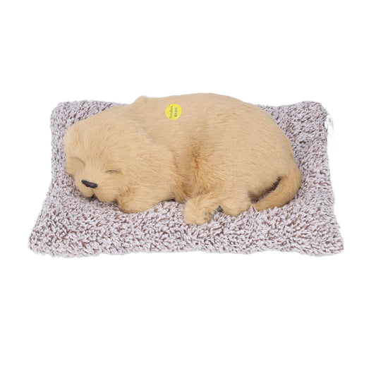 Simulation Dog with Sound Lovely Vivid Novel Gifts Plush Plastic Material Dog Toy Car DecorationBig Dog V1294-YM0523-3115220002213