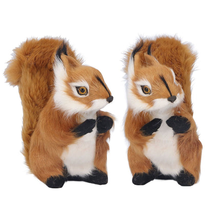 Simulation Squirrel Large Cute Lifelike Simulation Squirrel Crafts Decorations Garden Ornament V1294-YM0523-3115220002311