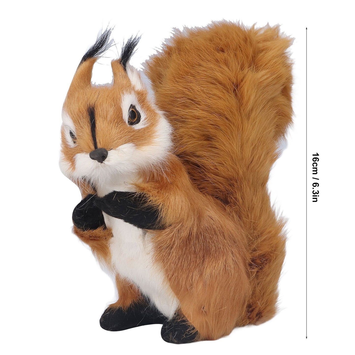 Simulation Squirrel Large Cute Lifelike Simulation Squirrel Crafts Decorations Garden Ornament V1294-YM0523-3115220002311