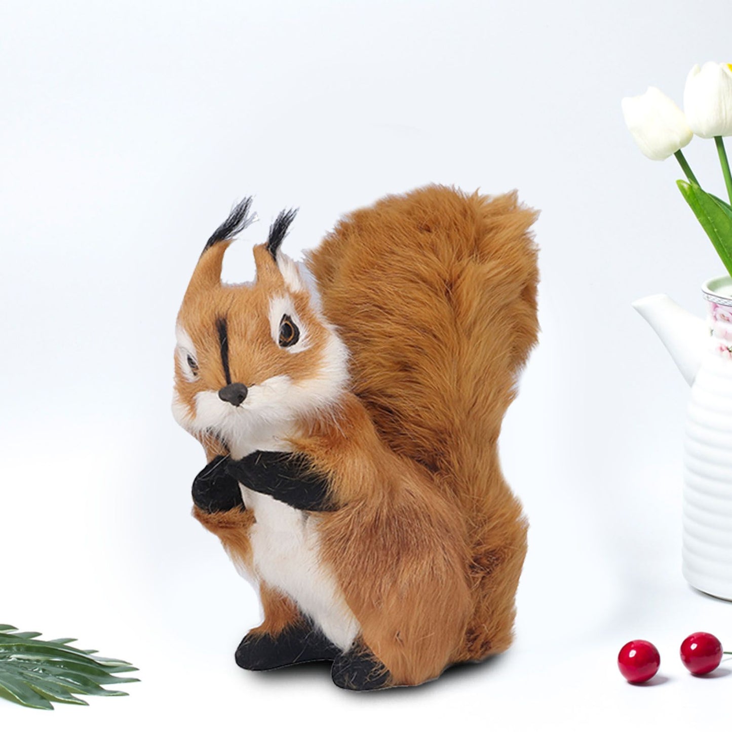 Simulation Squirrel Large Cute Lifelike Simulation Squirrel Crafts Decorations Garden Ornament V1294-YM0523-3115220002311