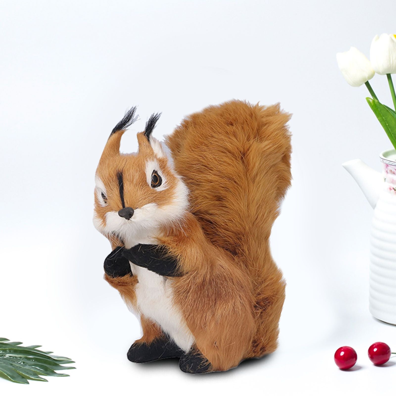Simulation Squirrel Large Cute Lifelike Simulation Squirrel Crafts Decorations Garden Ornament V1294-YM0523-3115220002311