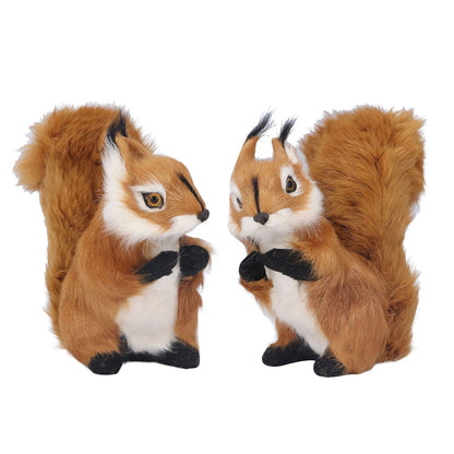 Simulation Squirrel Large Cute Lifelike Simulation Squirrel Crafts Decorations Garden Ornament V1294-YM0523-3115220002311