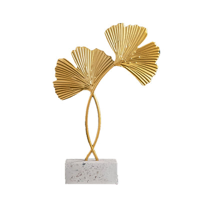Exquisite Iron Gold Leaf Ornaments Iron Tree Desktop Art Decoration Home Decoration2# 21 X 14cm / 8.27 X V1294-YM0523-3115220002812