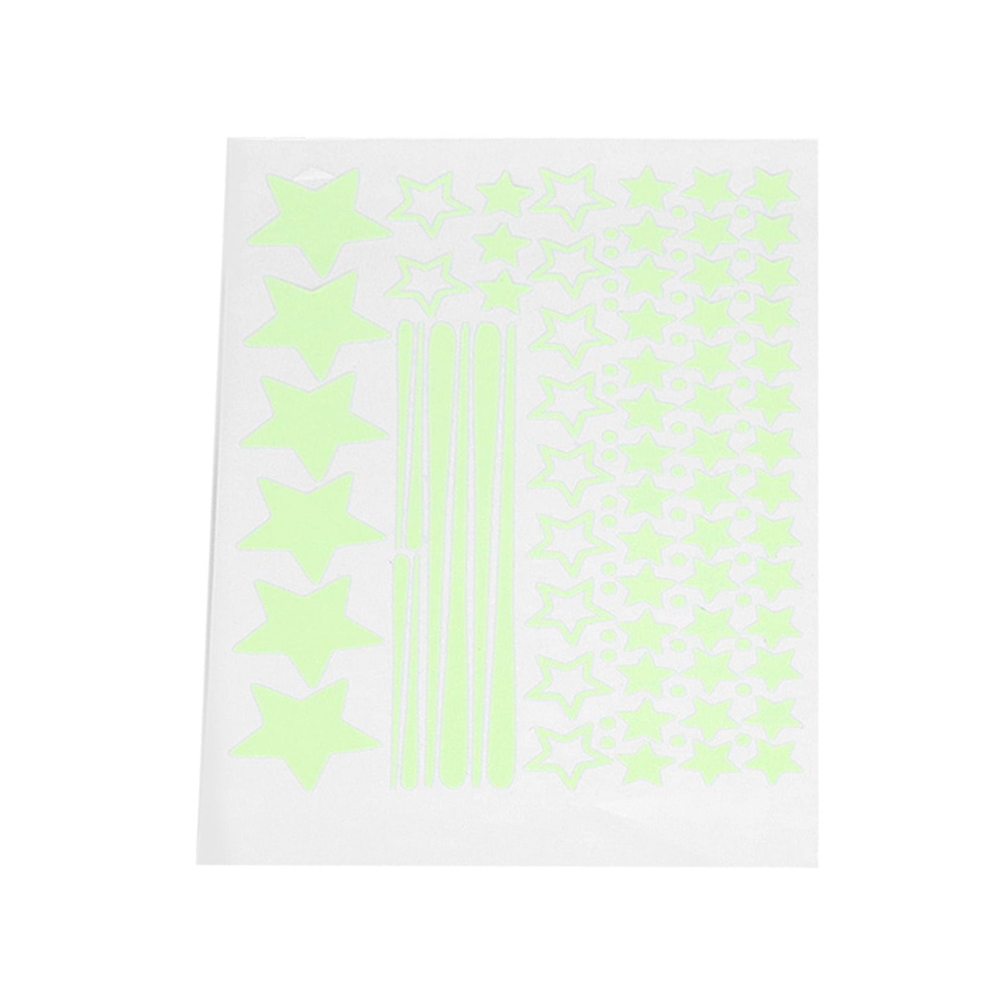 Glowing Star Luminous Wall Sticker Harmless PVC Wall Paper for Office Bedroom Decoration V1294-YM0523-3115220003411