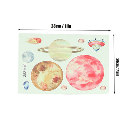 Glowing Star Luminous Wall Sticker Harmless PVC Wall Paper for Office Bedroom Decoration V1294-YM0523-3115220003411
