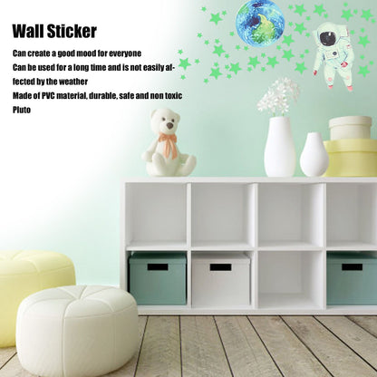 Glowing Star Luminous Wall Sticker Harmless PVC Wall Paper for Office Bedroom Decoration V1294-YM0523-3115220003411