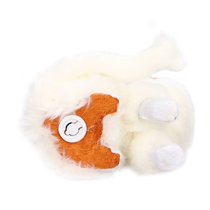 Simulation Cat White Cute Attractive Plush Fake Cat Toy with 84mAh Battery for Toy Gift Decorations V1294-YM0523-3115220003711