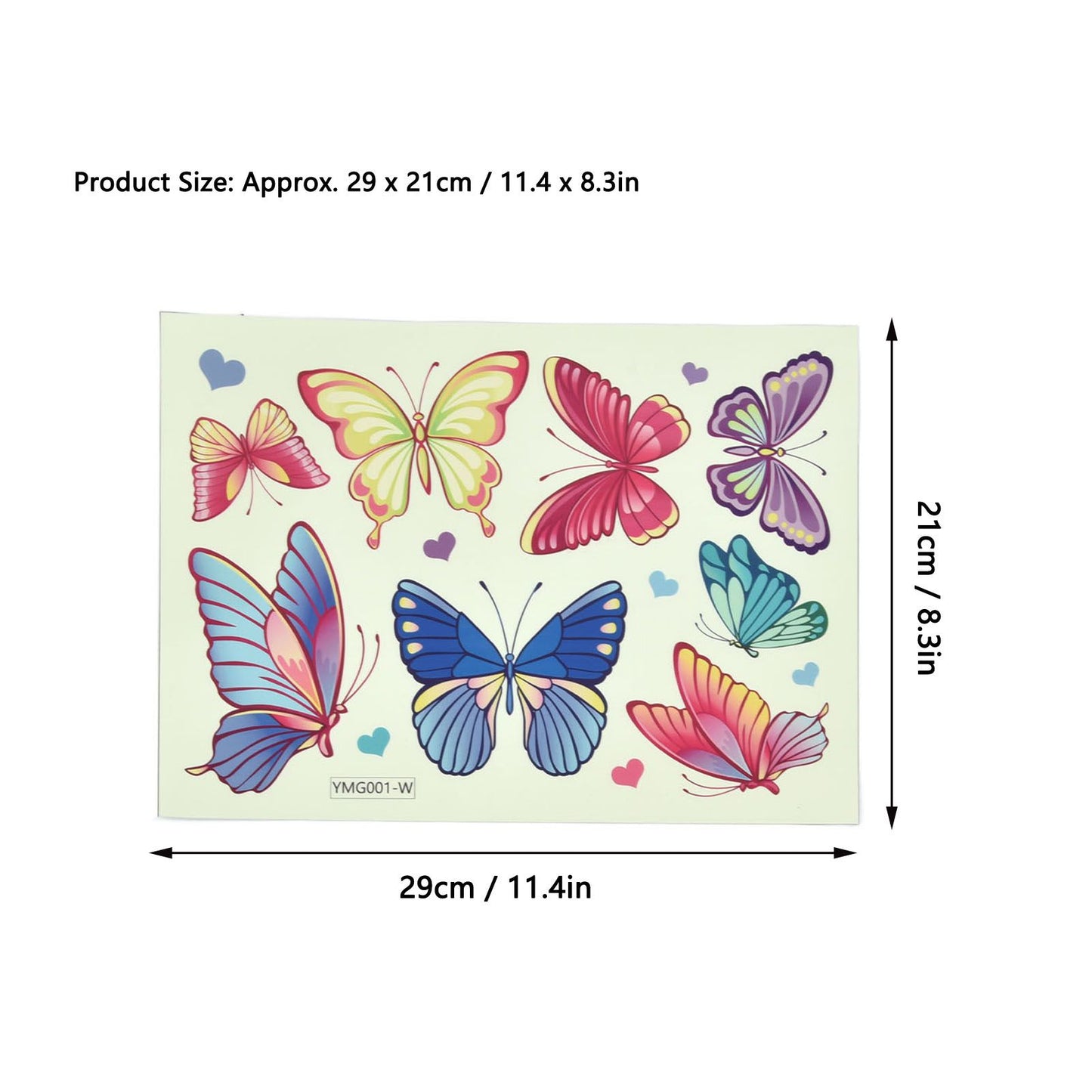 4Pcs Wall Stickers PVC Material Self Adhesive Luminous Design Cute Exquisite Wall Paper Decor V1294-YM0523-3115220004711