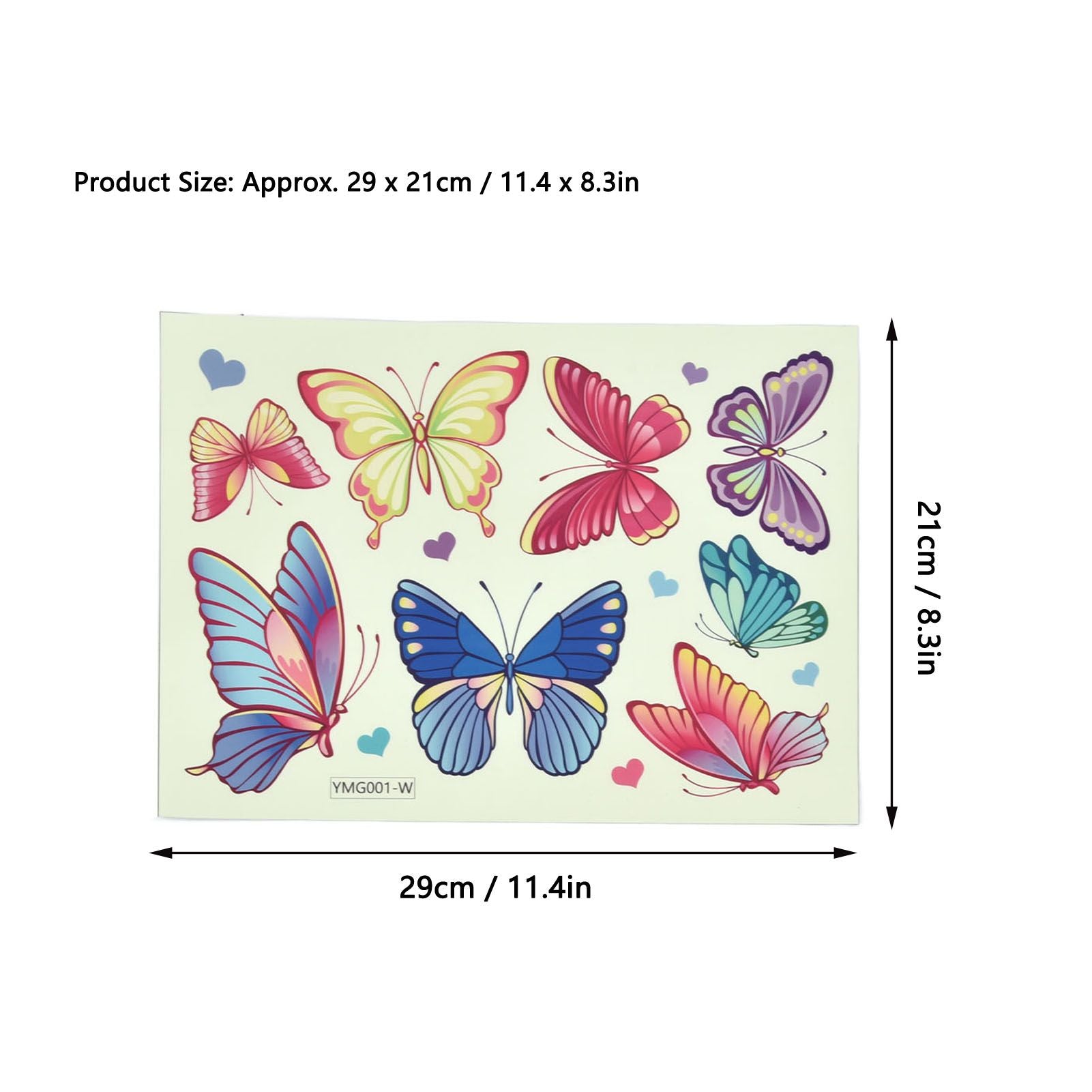 4Pcs Wall Stickers PVC Material Self Adhesive Luminous Design Cute Exquisite Wall Paper Decor V1294-YM0523-3115220004711