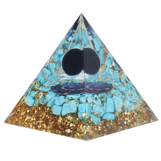 Orgone Pyramid Energy Healing Chakra Pyramid Promotes Mental Growth for Home Office Desktop Decoration V1294-YM0523-3115220007011
