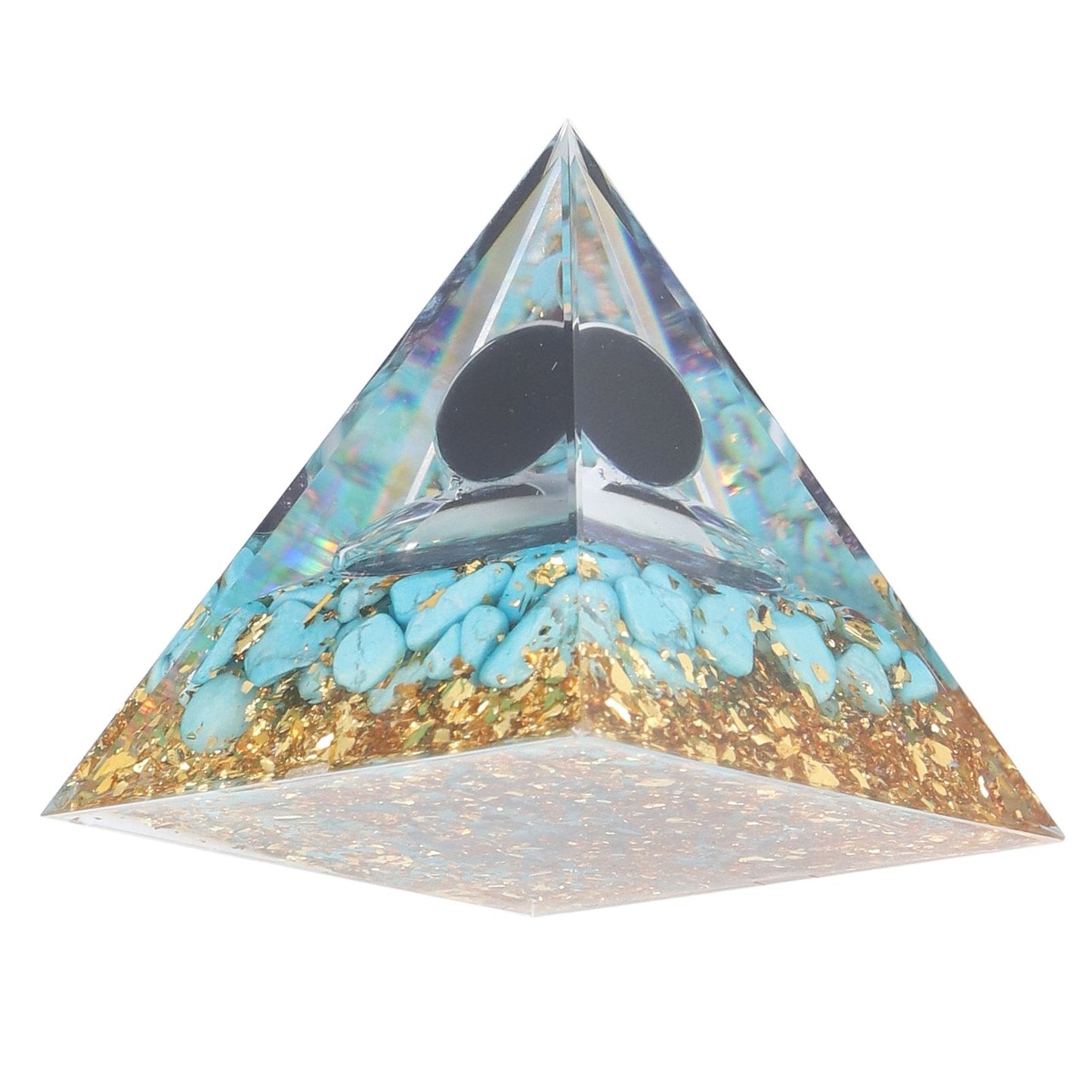 Orgone Pyramid Energy Healing Chakra Pyramid Promotes Mental Growth for Home Office Desktop Decoration V1294-YM0523-3115220007011