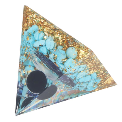 Orgone Pyramid Energy Healing Chakra Pyramid Promotes Mental Growth for Home Office Desktop Decoration V1294-YM0523-3115220007011