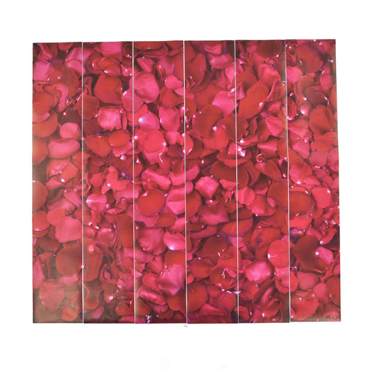 6PCS 100x18cm 3D Stair Sticker Rose Flower Self Adhesive Wall Sticker Waterproof Tile Stair Sticker for V1294-YM0523-3115220007911