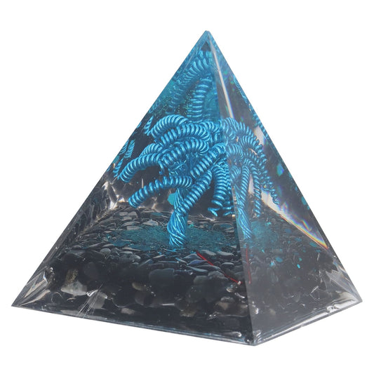 Orgone Pyramid Energy Generation Peaceful Exquisite Healing Energized Gemstones Pyramids for Home Offices V1294-YM0523-3115220008511