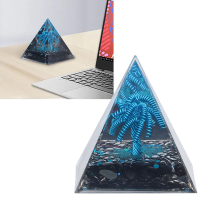 Orgone Pyramid Energy Generation Peaceful Exquisite Healing Energized Gemstones Pyramids for Home Offices V1294-YM0523-3115220008511