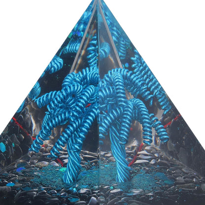 Orgone Pyramid Energy Generation Peaceful Exquisite Healing Energized Gemstones Pyramids for Home Offices V1294-YM0523-3115220008511