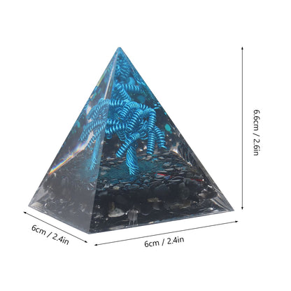 Orgone Pyramid Energy Generation Peaceful Exquisite Healing Energized Gemstones Pyramids for Home Offices V1294-YM0523-3115220008511