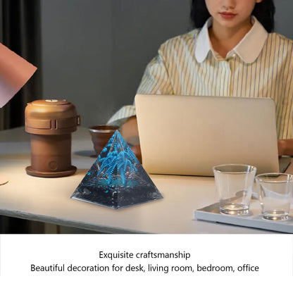 Orgone Pyramid Energy Generation Peaceful Exquisite Healing Energized Gemstones Pyramids for Home Offices V1294-YM0523-3115220008511