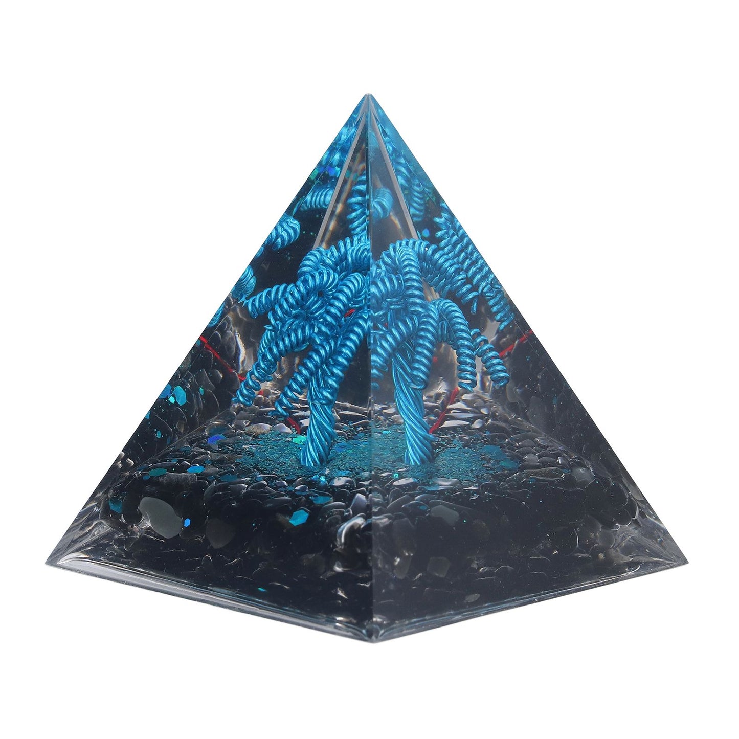 Orgone Pyramid Energy Generation Peaceful Exquisite Healing Energized Gemstones Pyramids for Home Offices V1294-YM0523-3115220008511