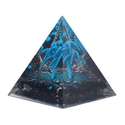 Orgone Pyramid Energy Generation Peaceful Exquisite Healing Energized Gemstones Pyramids for Home Offices V1294-YM0523-3115220008511