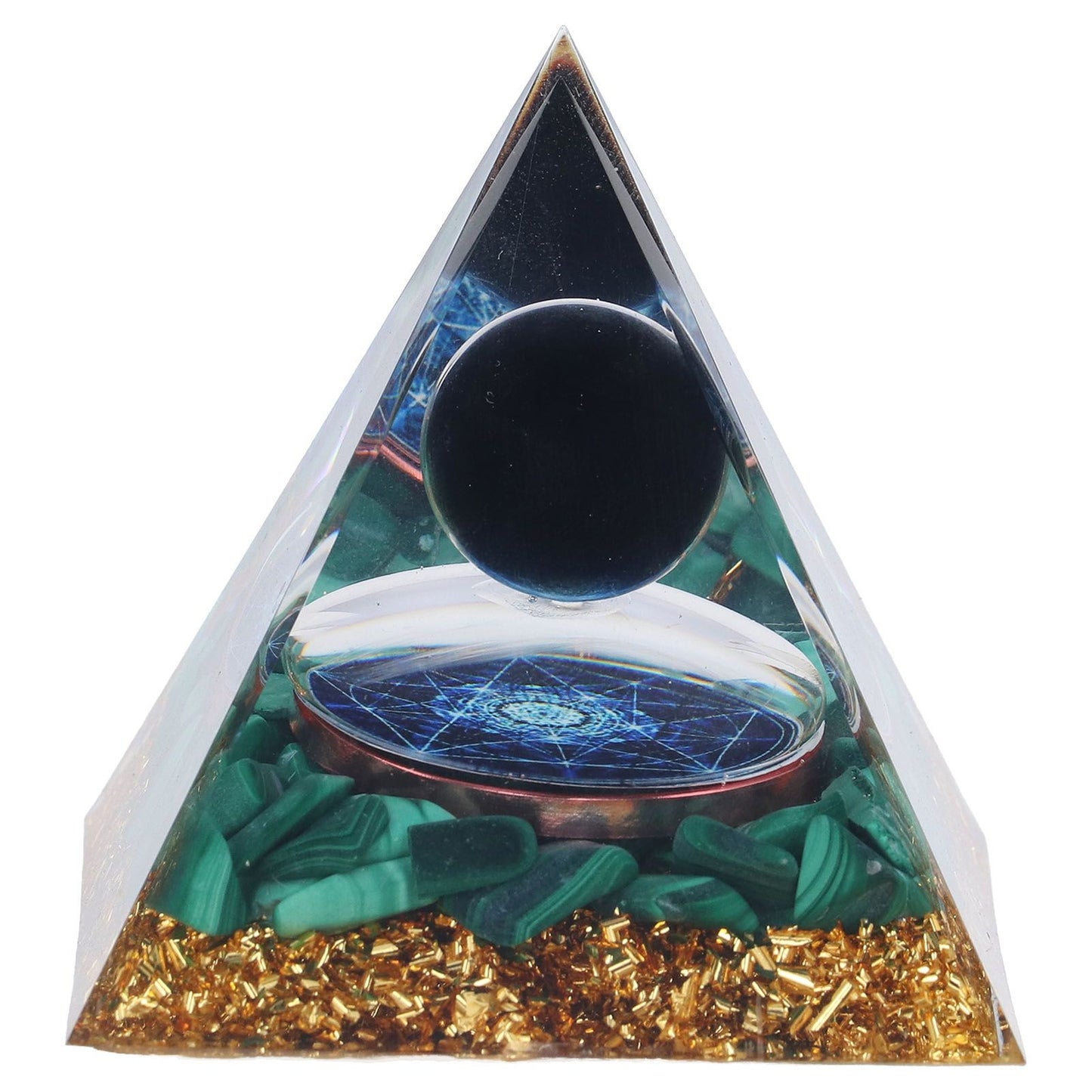 Orgone Pyramid Exquisite Healing Energized Gemstones Pyramids for Home Offices Bedroom V1294-YM0523-3115220008811