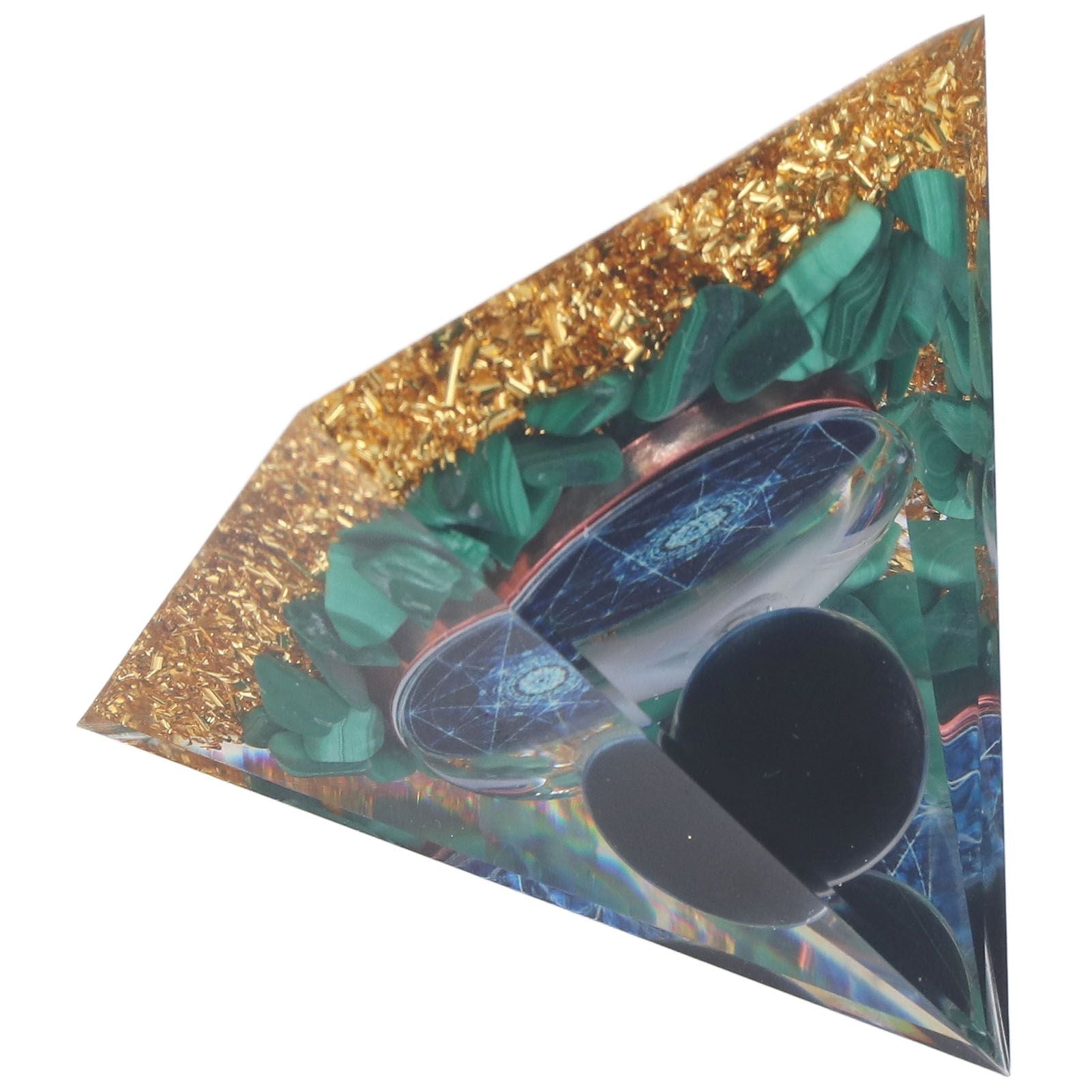 Orgone Pyramid Exquisite Healing Energized Gemstones Pyramids for Home Offices Bedroom V1294-YM0523-3115220008811